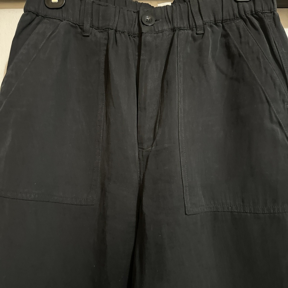 Treasure And Bond Women's Small Black Elastic Waist Jogger Pants!
